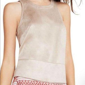 BCBGeneration Suede Top